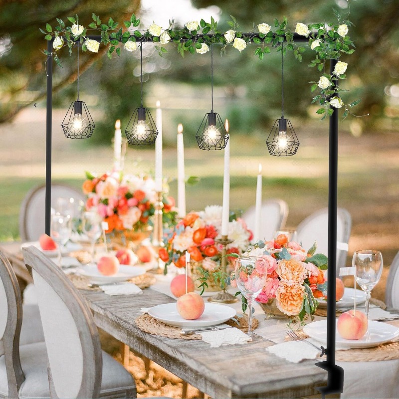 Wedding Balloon Arch - Elegant Tabletop Arch Frame, Chic Adjustable