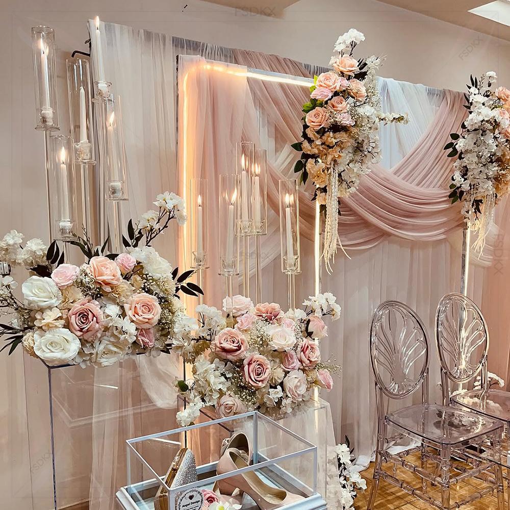 Wholesale Luxury Customized Me - Wedding Backdrop Curtain review and price