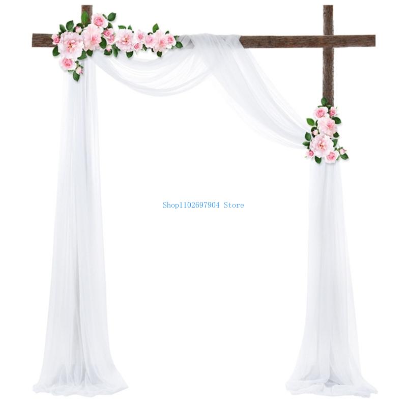 N7YF Romance Pearls Arch Backd - Wedding Backdrop Curtain review and price