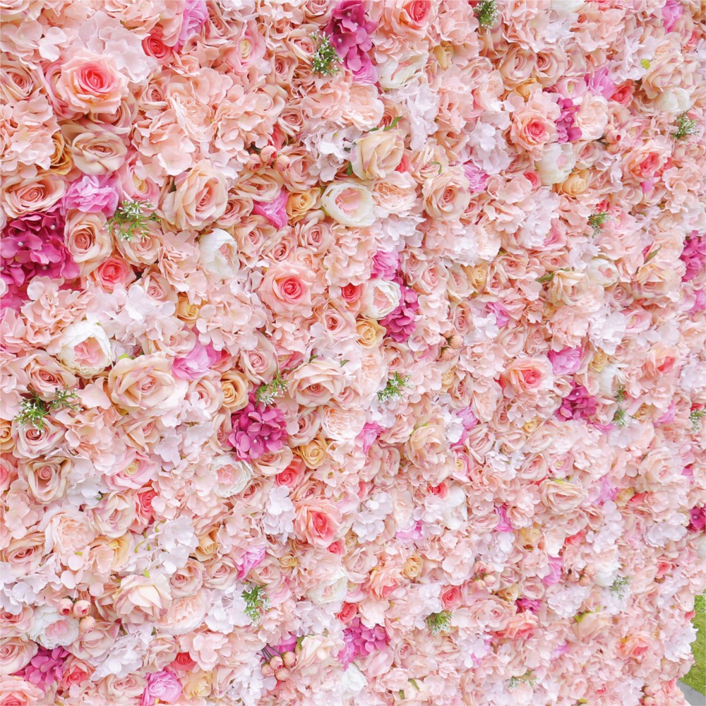 Uflower Pink Rose Hydrangea 5D - Wedding Backdrop Curtain review and price
