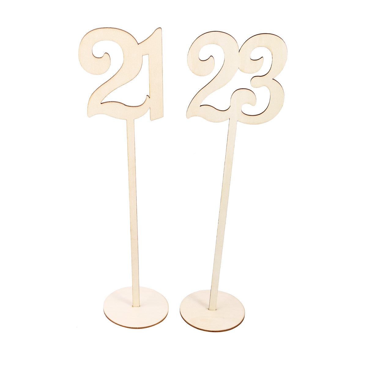 30Pcs Premium Wood Table Numbe - Wedding Solution review and price