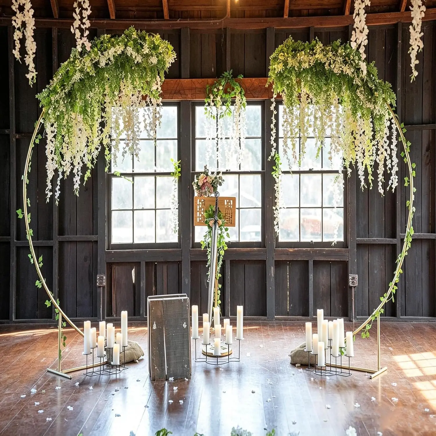 4pcs Half Curved Wedding Arch  - Wedding Balloon Arch review and price