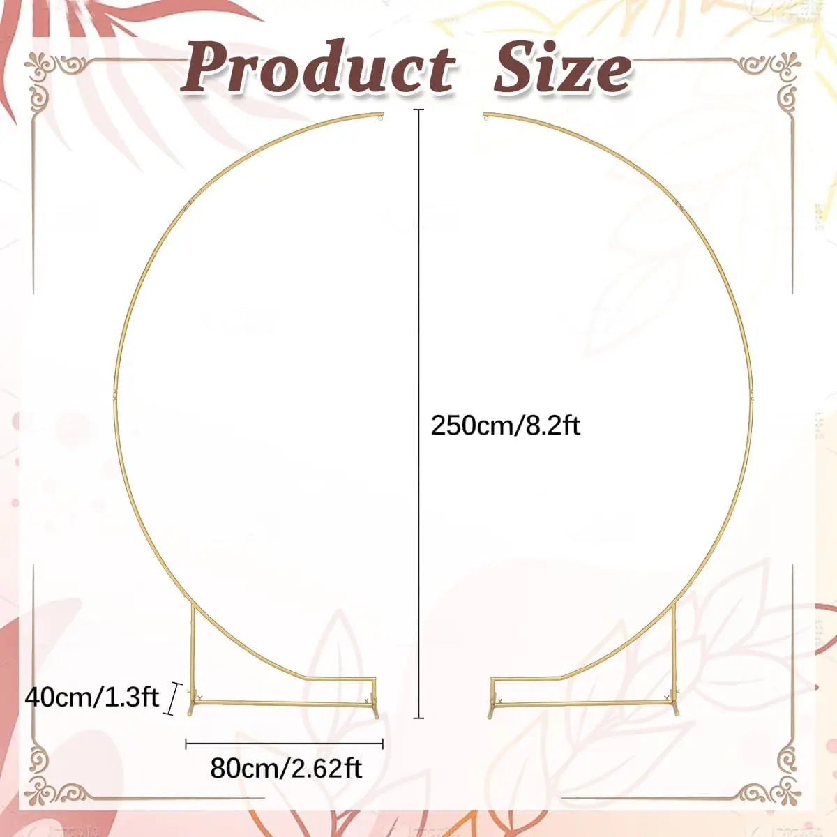 4pcs Half Curved Wedding Arch  - Wedding Balloon Arch review and price