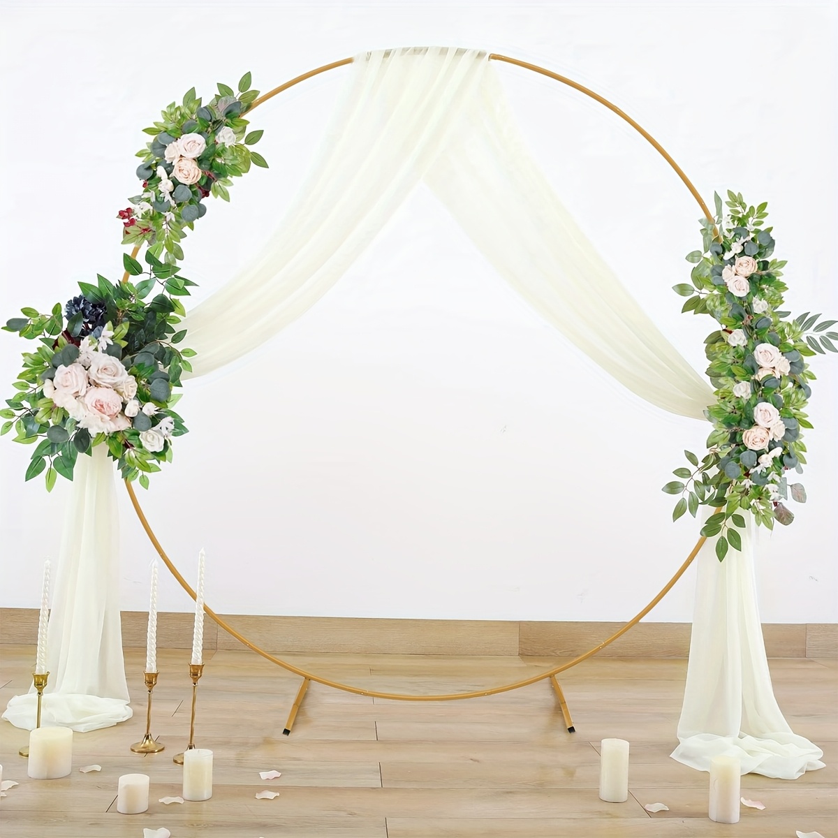 5.9-6.6-7FT Metal Circular Bal - Wedding Balloon Arch review and price