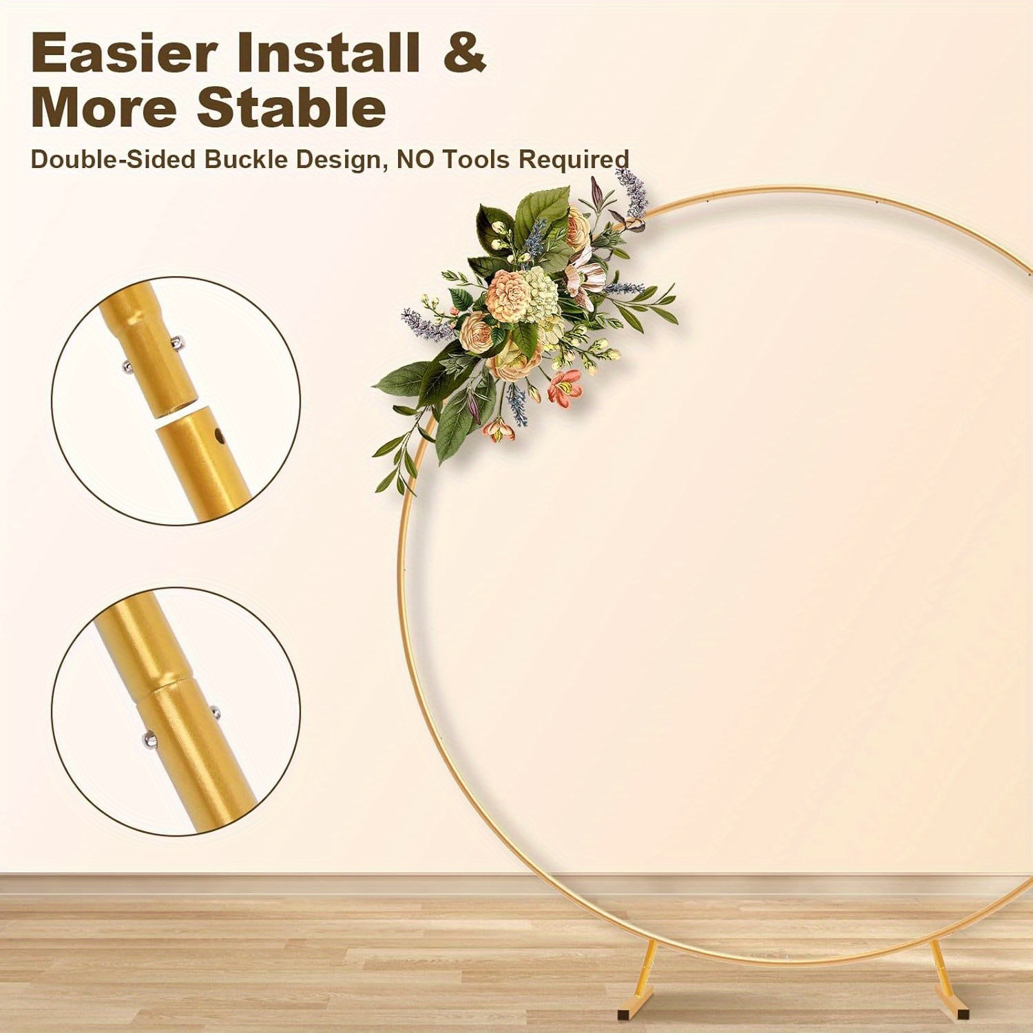 5.9-6.6-7FT Metal Circular Bal - Wedding Balloon Arch review and price
