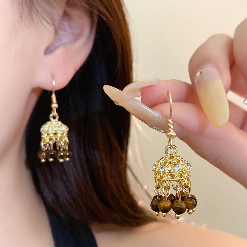 Boho Jhumka Bell‑Shaped Dangle - Indian Wedding Supply review and price