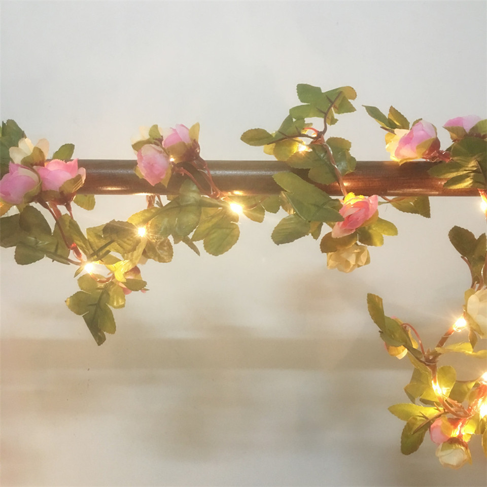 DACHAN HANDMADE 2.2M 25 LEDs P - Wedding Arch Flower review and price