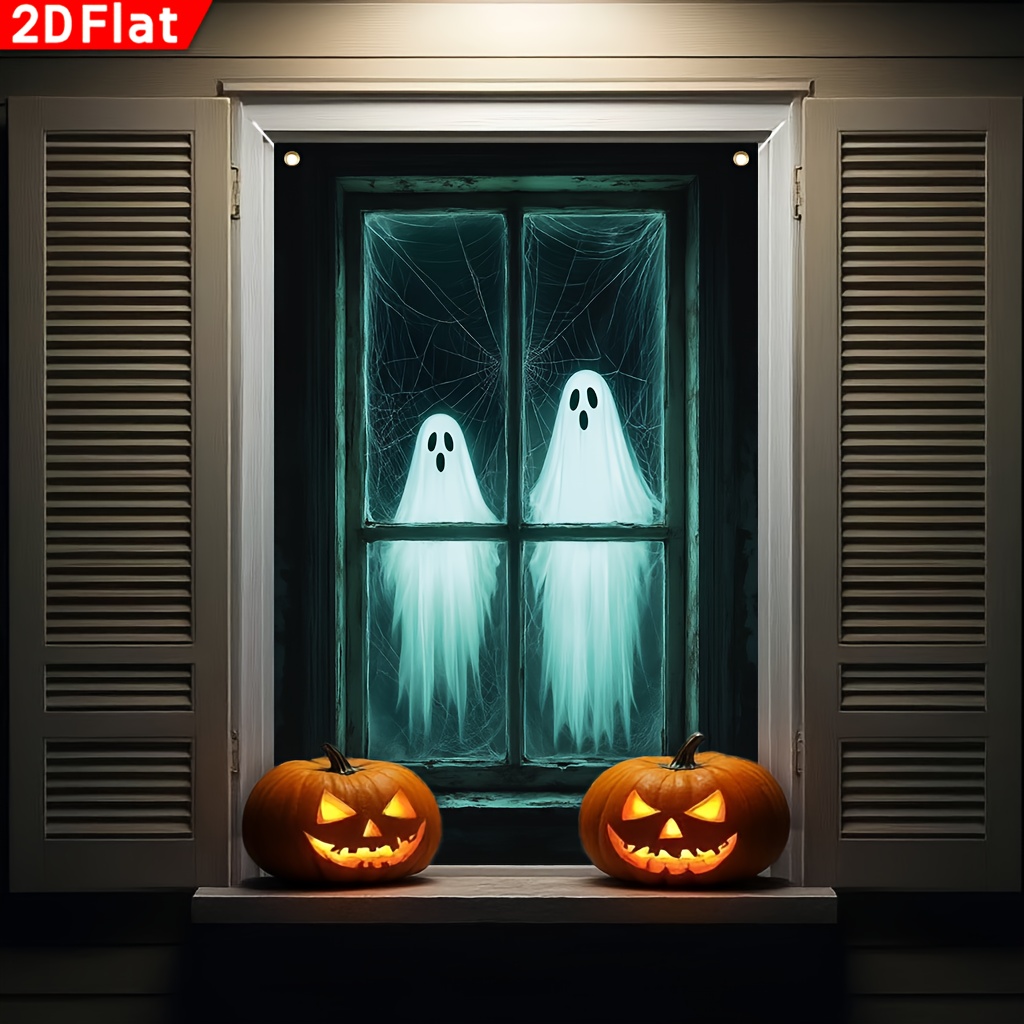 Horror-themed Halloween window - Wedding Power Supply review and price