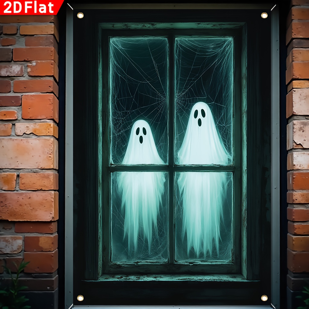 Horror-themed Halloween window - Wedding Power Supply review and price