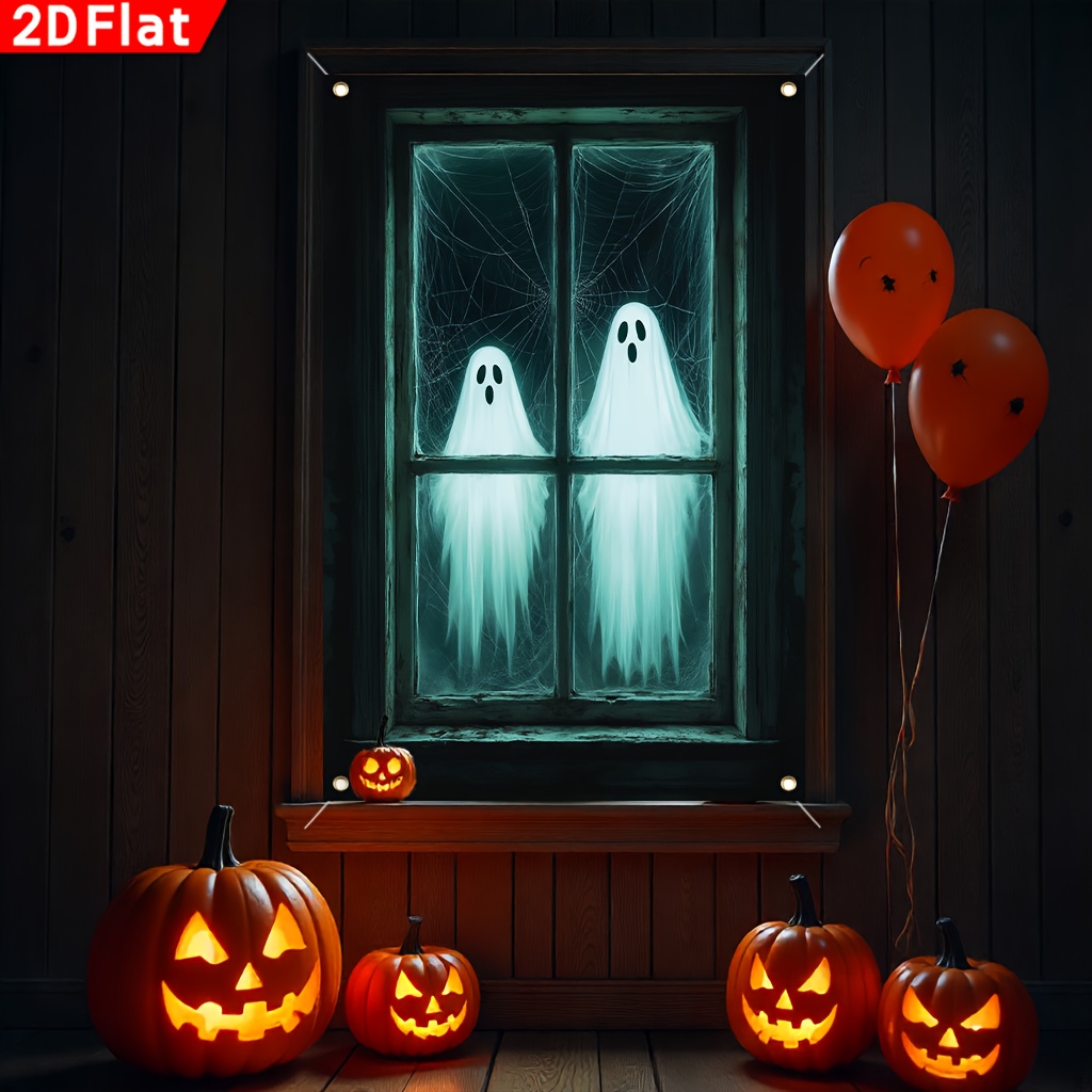 Horror-themed Halloween window - Wedding Power Supply review and price