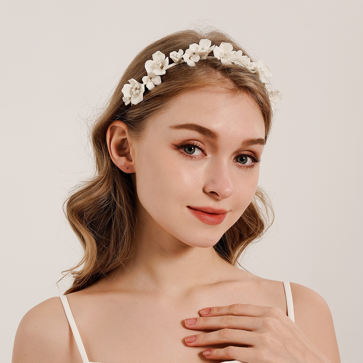 Efily Bride White Flower Hair  - Wedding Arch Flower review and price