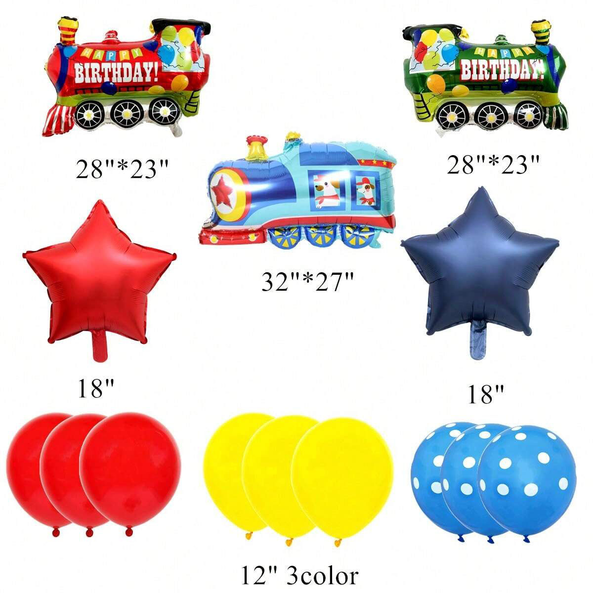 14pcs Train Balloon Kit for Bi - Wedding Day Supply Kit review and price