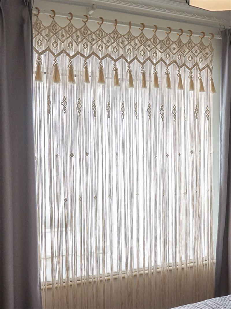 Hand-woven Bohemia Macrame Cot - Wedding Backdrop Curtain review and price