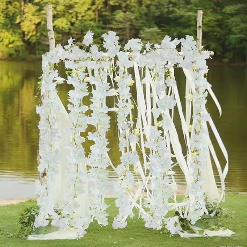 180cm Artificial Flowers Cherr - Wedding Arch Flower review and price