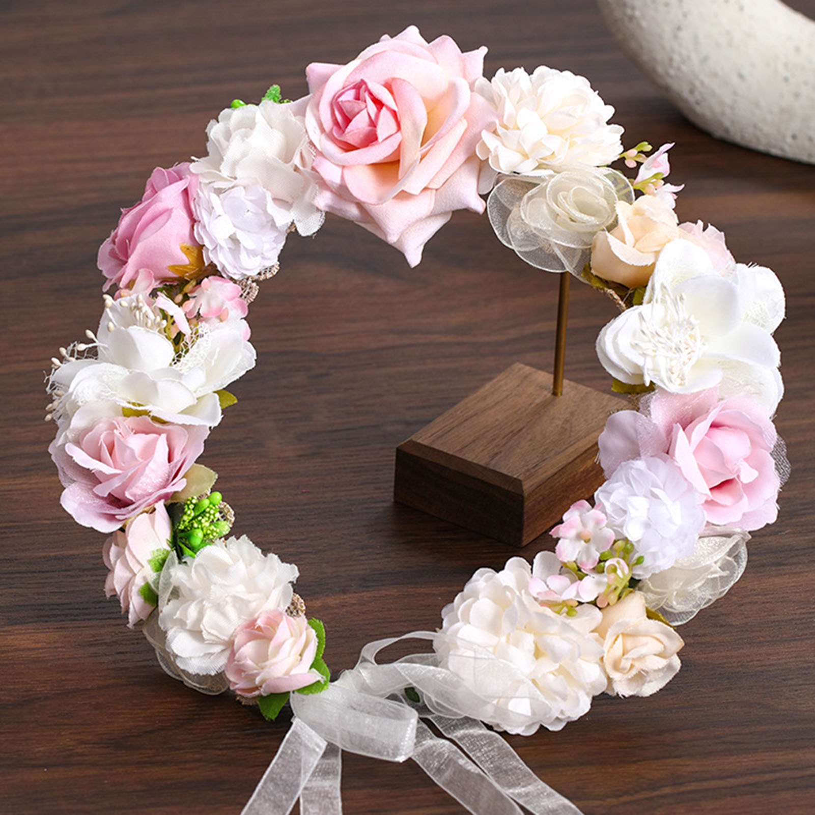 Flower Crown Wreath Bride Garl - Wedding Arch Flower review and price