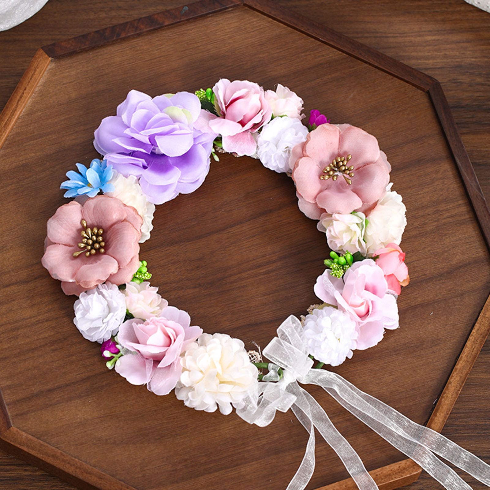 Flower Crown Wreath Bride Garl - Wedding Arch Flower review and price