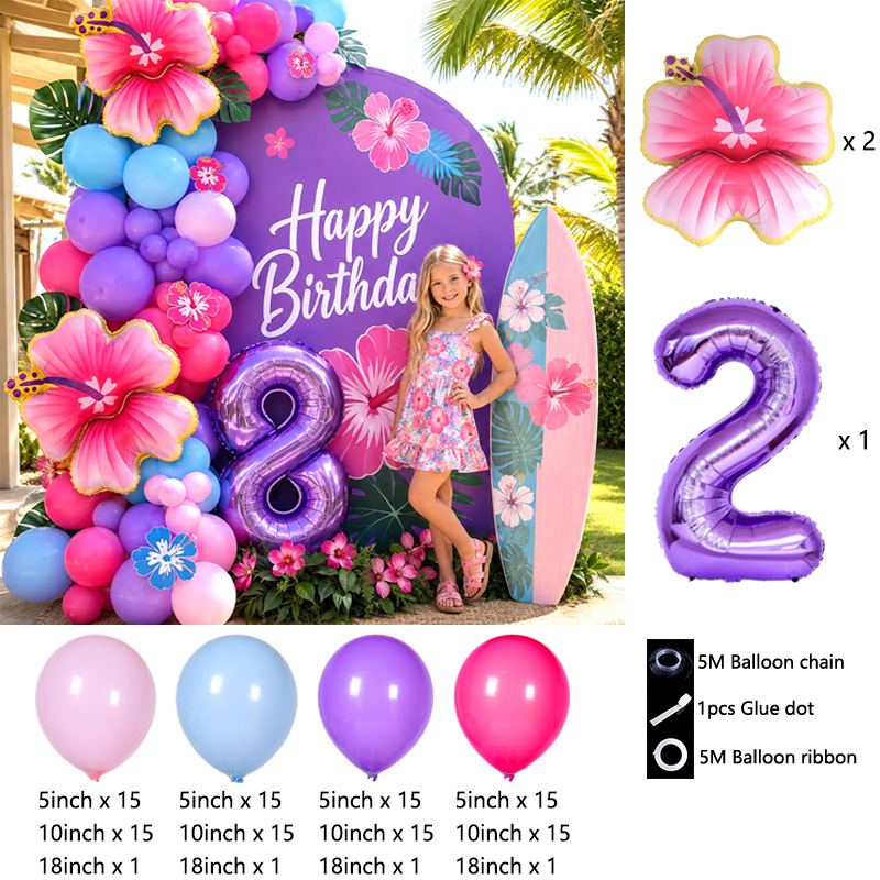 Hawaii Tropical Balloon Arch K - Wedding Day Supply Kit review and price