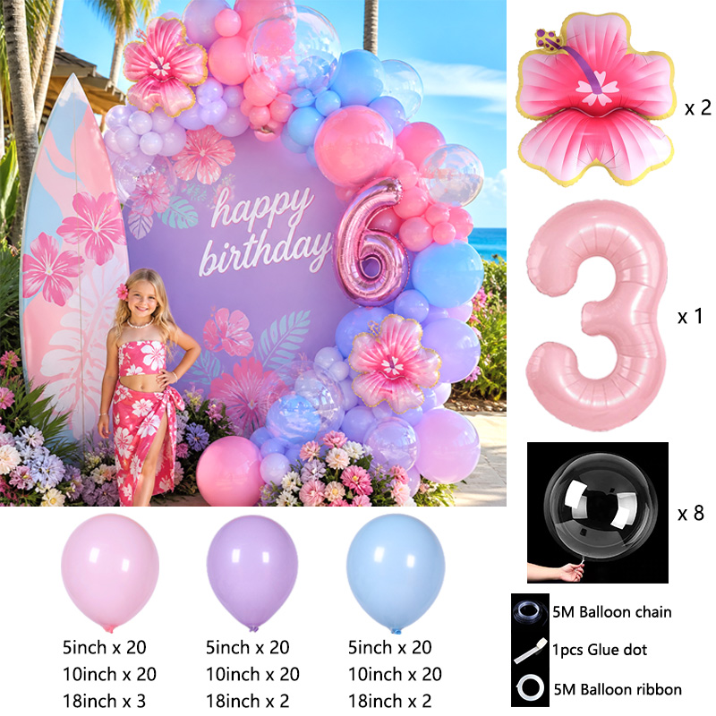 Hawaii Tropical Balloon Arch K - Wedding Day Supply Kit review and price