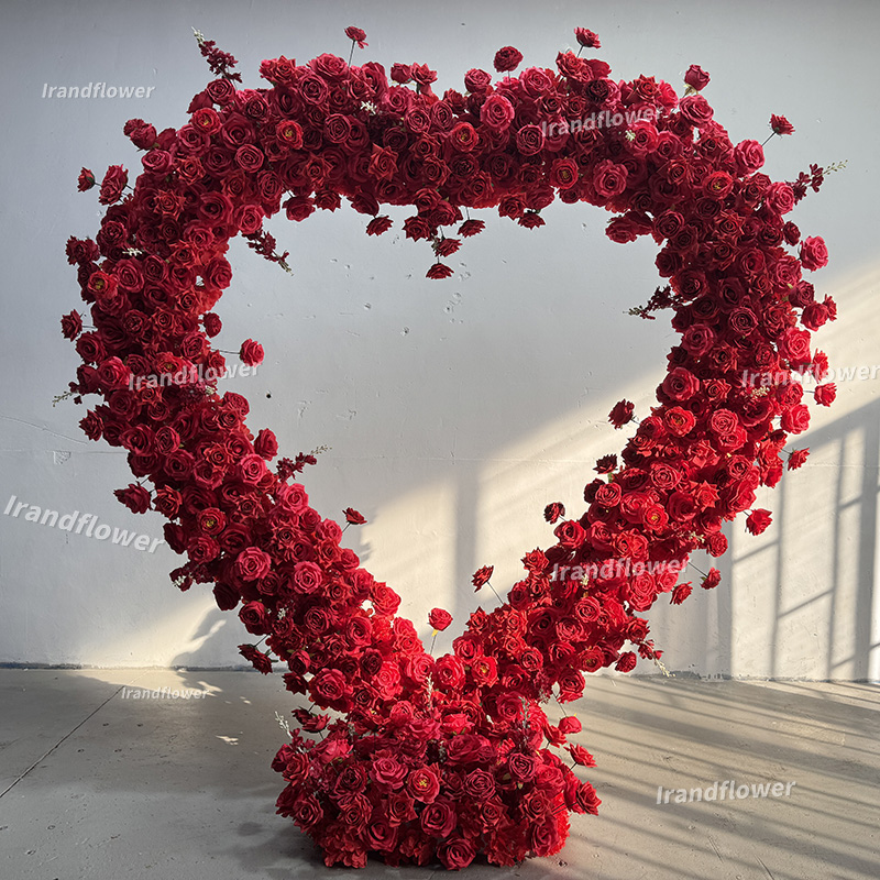 Red Heart Arch Shaped Artifici - Wedding Arch Flower review and price