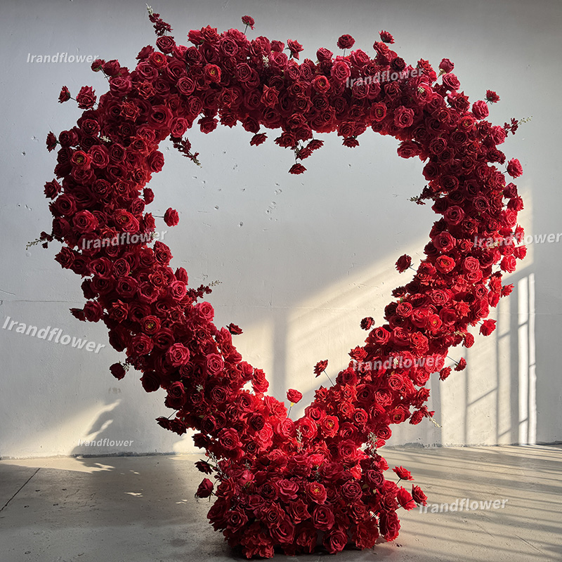 Red Heart Arch Shaped Artifici - Wedding Arch Flower review and price