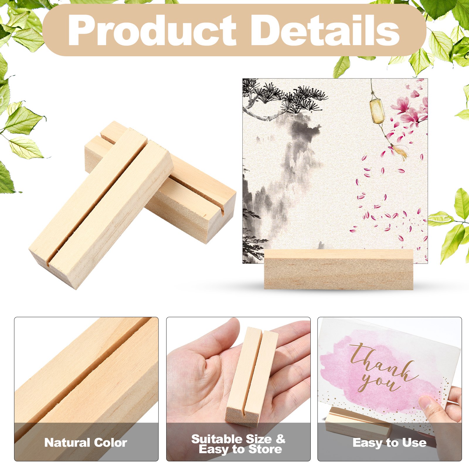20Pcs 4 Styles Wooden Place Ca - Place Card Holder review and price